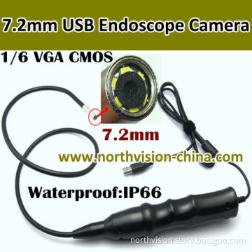 7.2 Mm USB Handheld Inspection Camera with 6 PCS LED